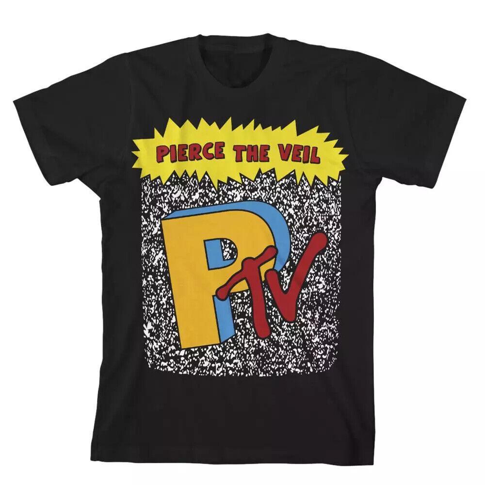 New Pierce The Veil PTV T-shirt Black Unisex All Sizes S-5XL Unisex T-Shirt XXXXL