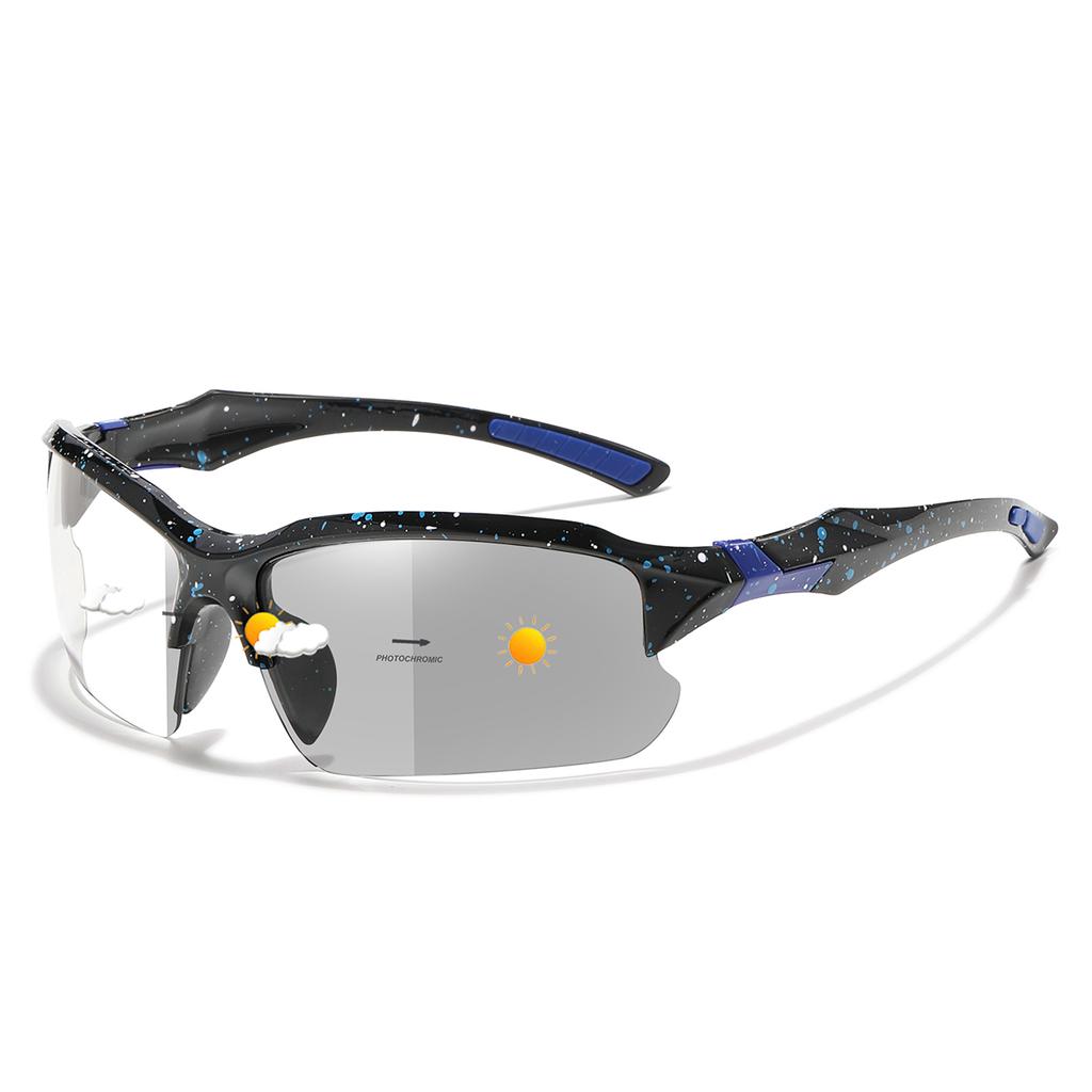 Photochromic Sunglasses for Men Women Outdoor Mtb Bicycle Cycling Running Eyewear Windproof Goggles Oversize Shades