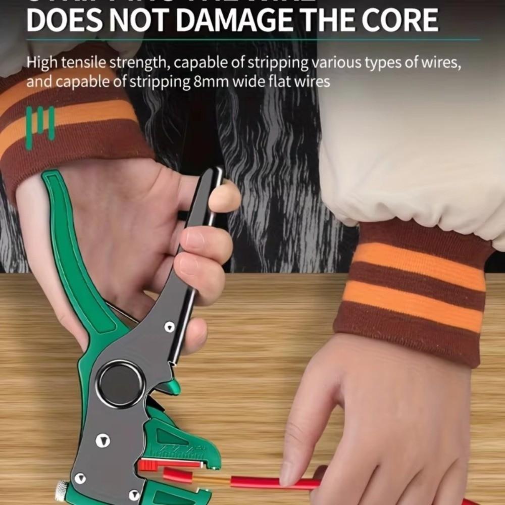 Multifunctional Duckbill Wire Stripper 2 In 1 Flat Wire Cutter  Wire Stripping Work