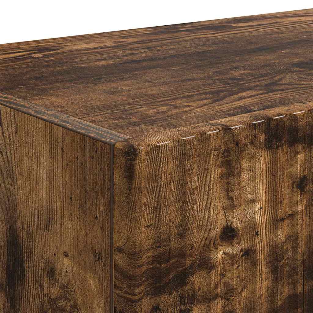 Wall Mounted TV Cabinet Smoked Oak 78.5 x 31 x 29.5 cm