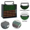 Battery Storage Organizer Holds 72 AA AAA Batteries Battery Box Case Garage Container Home Drawer Organization Dispenser Holder