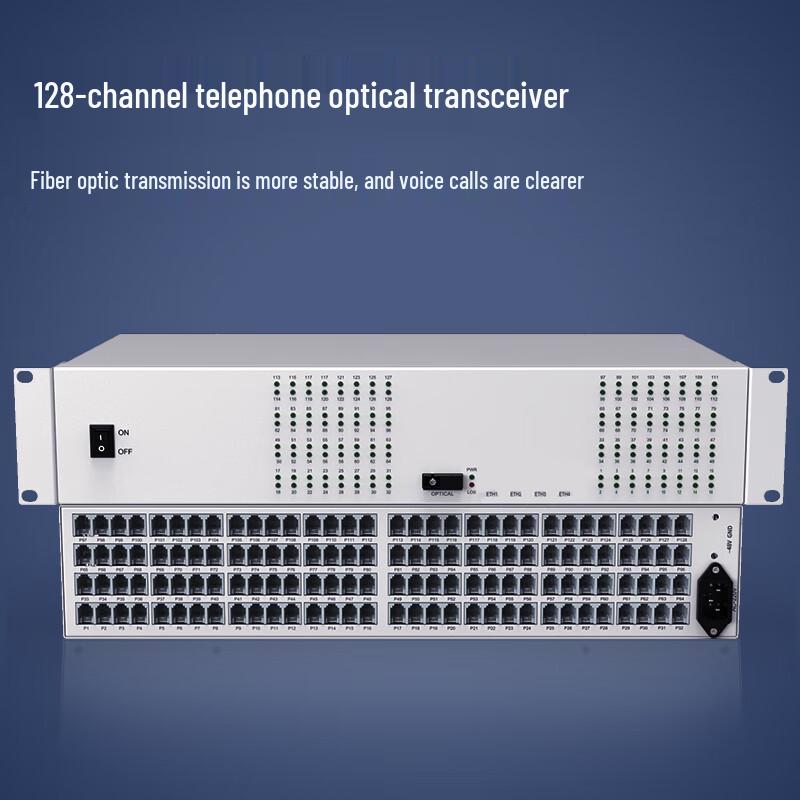 PCM Voice Telephone Fiber Optic Transceiver