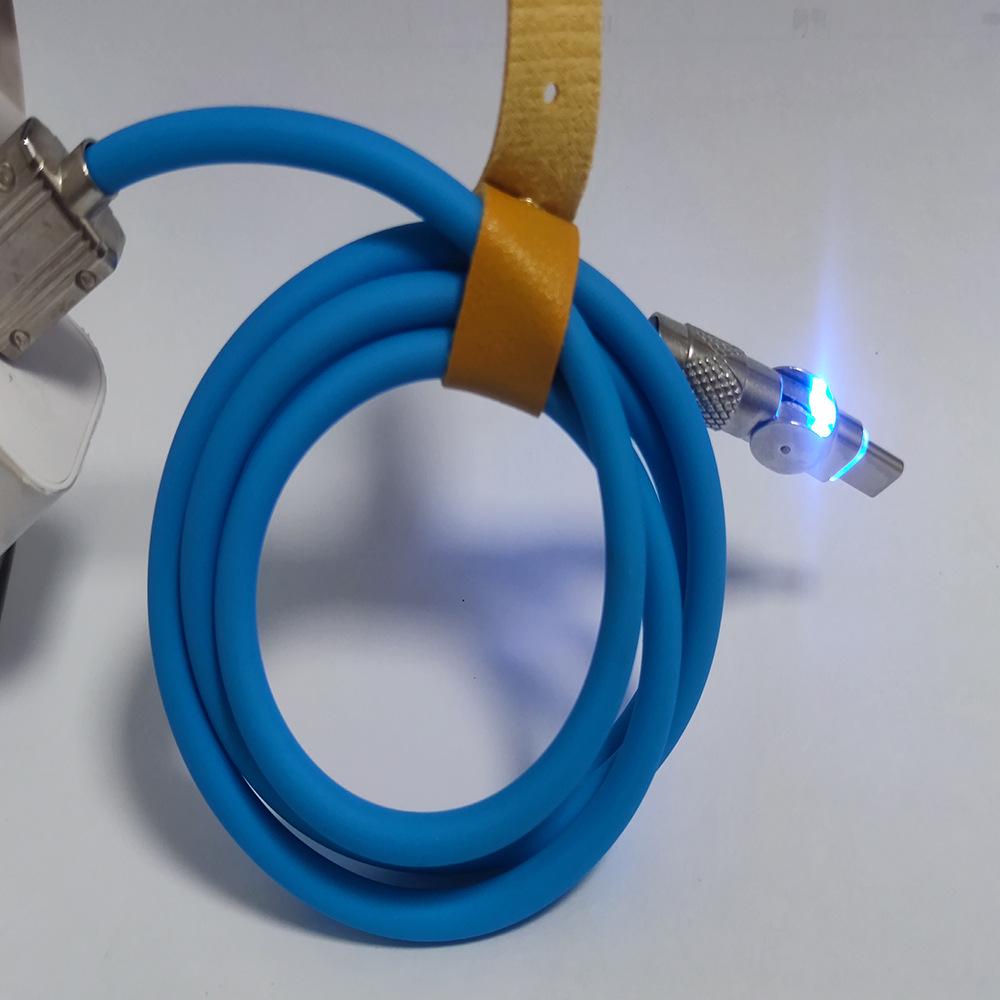 

Кабель для сверхбыстрой зарядки и передачи данных Type-C из цинкового сплава мощностью 120 Вт с вращением на 180°, 6 А 2 meters