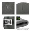 New Era Knit Cap for Men and Recycled Solid Beanie Hat with Graphite One Size Fits All Women, Polyester, Color, Logo, Gray, [Used]