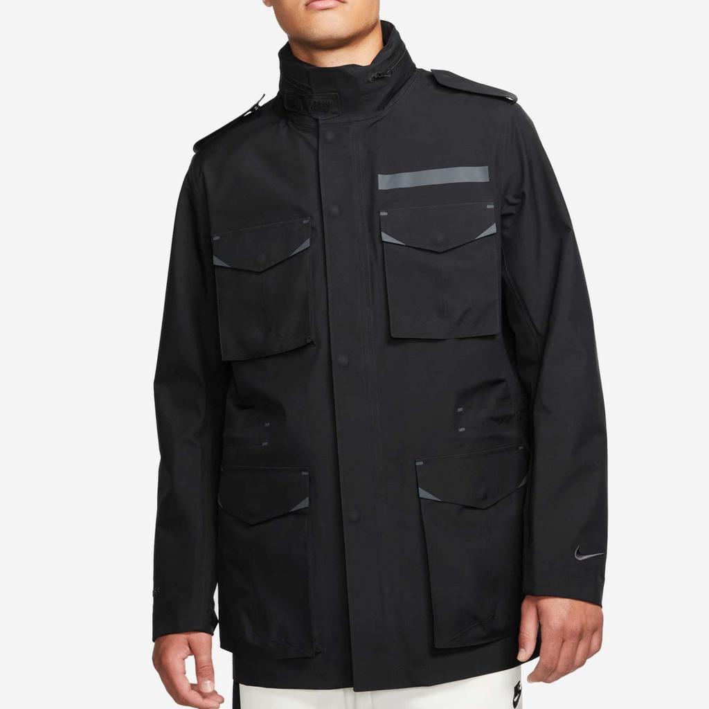 Nike Gore-Tex M65 Multi-Pocket Waterproof Jacket Men Outerwear Black CQ7653-010
