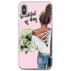 Zwart Bruin Haar Baby Moeder Meisje Koningin Soft Case Voor Samsung Galaxy A10 A30 A40 A50 A60 A70 a12 a31 a41 a51 a71 a20e a21s M30