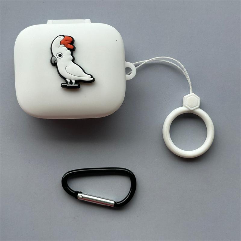 For Soundcore C10i Wireless Bluetooth Headset Case Butterfly Silicone Fashion Soft Case