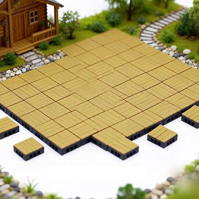 12 Stück/Set Miniatur Boden Puppenhaus Modell 1/12 Maßstab DIY Basteln Rollenspiel Spielzeug Puppenhaus Zubehör