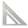 1pcs 7Inch Triangle Ruler Measurement Tool Aluminium Alloy Carpenter Tools Inch Metric Angle Ruler Square Woodworking Tools New