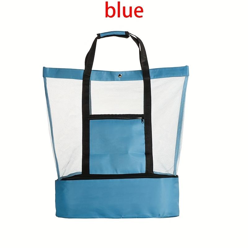 Dual Layer Mesh Sports Shoulder Bag Unisex Lightweight Travel Outdoor Makeup Toiletry Organizer Ideal Holiday Gift For Men Women