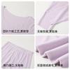 Womens Round Neck Thermal Underwear Set 80S Ultra Fine Xinjiang Long Staple Cotton Soft Comfortable Base Layer