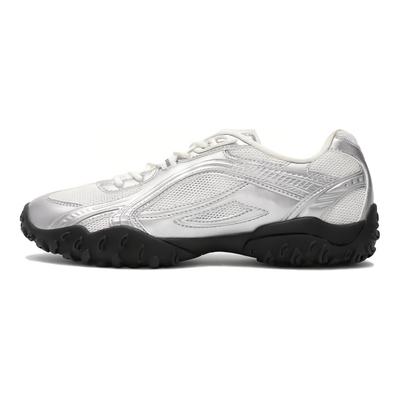 Echappe MS Metallic Silver White Unisex Sneaker Grau 1XM02348G063