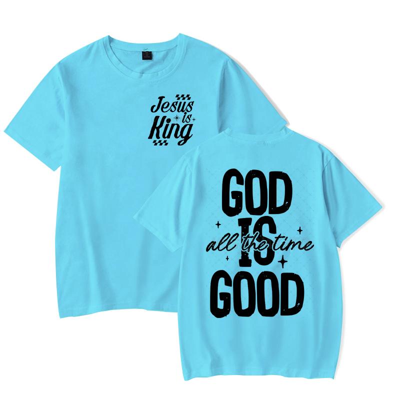 Jesus Religious Believe Shirts for Unisex Women God Is Good All The Time Classic Tops Gift for HerHim Faith Based TShirt tops