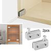 Adjustable Clamp Pivot Hinge for 58mm Glass Doors Stainless Steel Finish for Use in Bathroom Cabinet and Display Cases