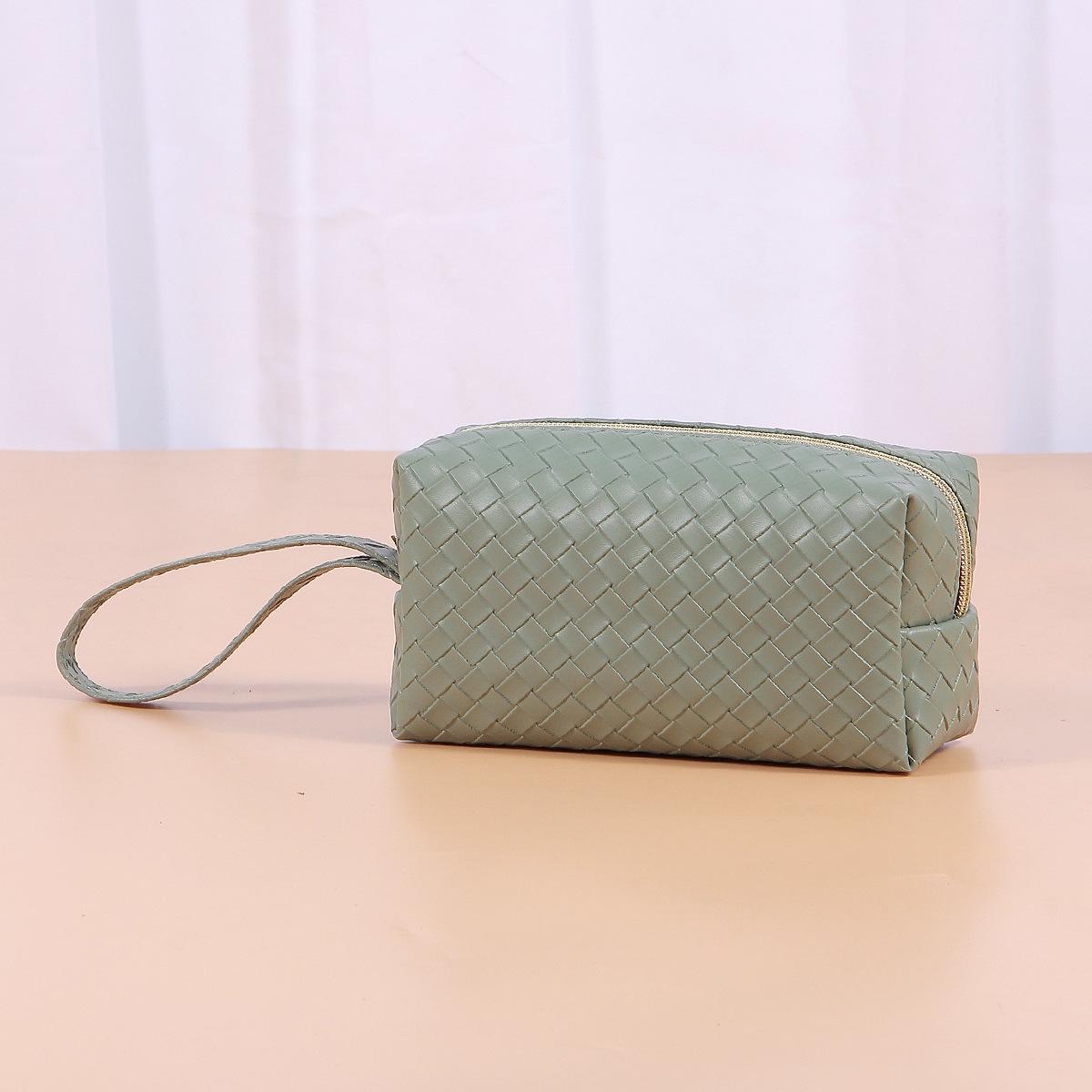 

Портативная дорожная косметичка Rishang - мини-тканый водонепроницаемый дизайн 17.5 x 7 x 9 cm