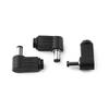 2Pcs Dc Power Connector Adapter 90 Degree Angle 5.5X 2.1Mm/2.5Mm Male Plug To Female Jack Coupler Converter