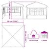 Pop Up Party Tent 288 X 288 X 245 Cm Blue Oxford Fabric