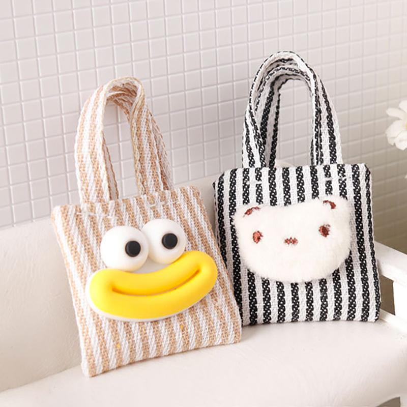 Кукольная мини-сумка из холста — фото 3