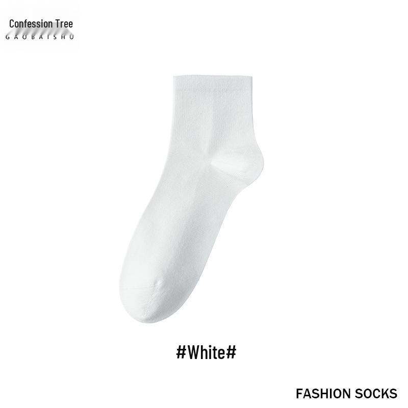 Women's Five-Toe Breathable Cotton Socks - Autumn/Winter Mid-Calf, Sweat-Absorbent, Candy Colors