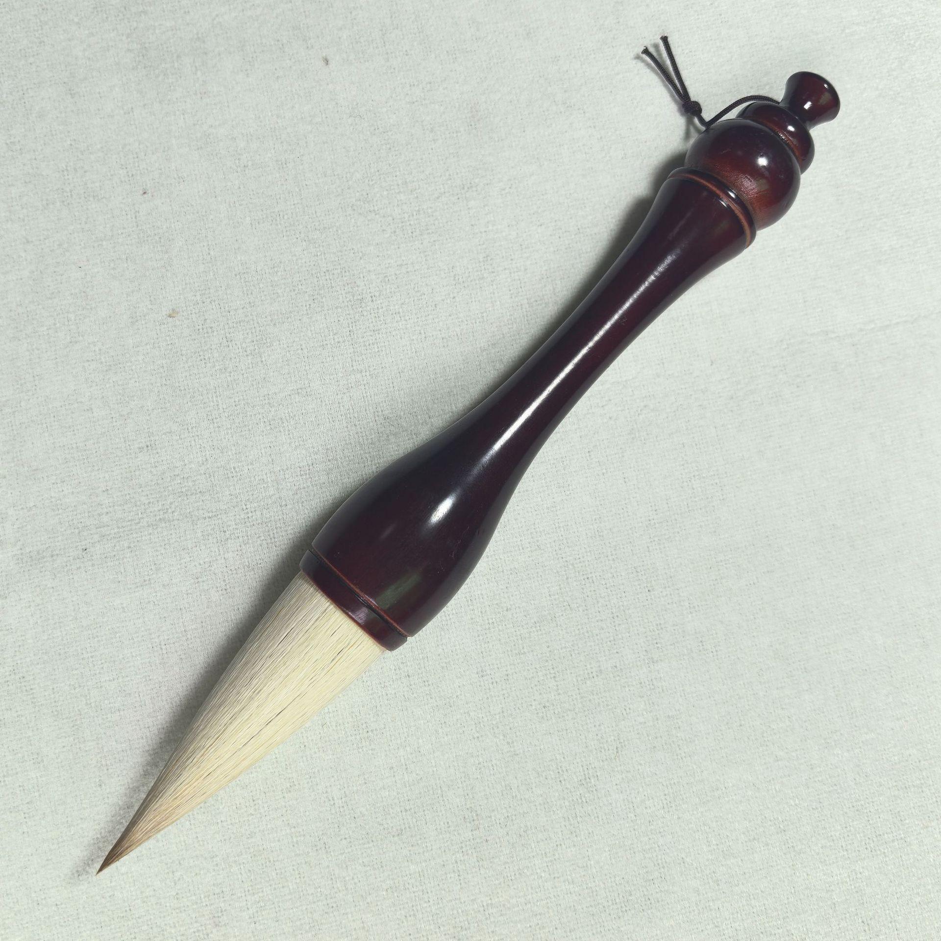 Doubi Mixed Bristle Calligraphy Brush: Sheep & Wolf Hair, Handmade Craftsmanship, Large Size for National Painting and Calligraphy.