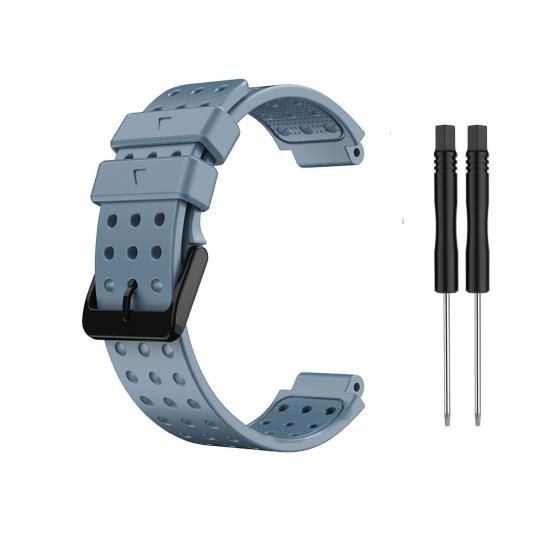 Watch Band Soft Silicone 20mm Watchband Wrist Strap Replacement  for Garmin Approach S20/Forerunner 220 230 235 630 620 735