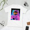 ASTRONAUT ON THE MOON AWESOME COLORFUL TRENDY Short-Sleeve Unisex T-Shirt