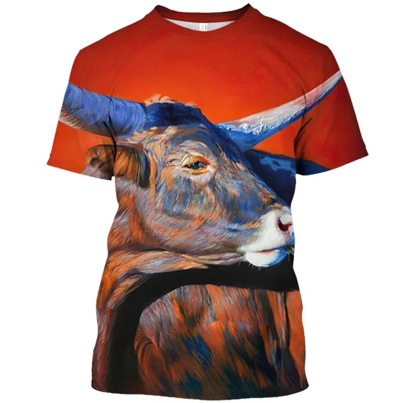 Bullfighting T-shirt 3D Toreo Tourada Printed Sapin T-shirt Fiere Bull Animal Shirt