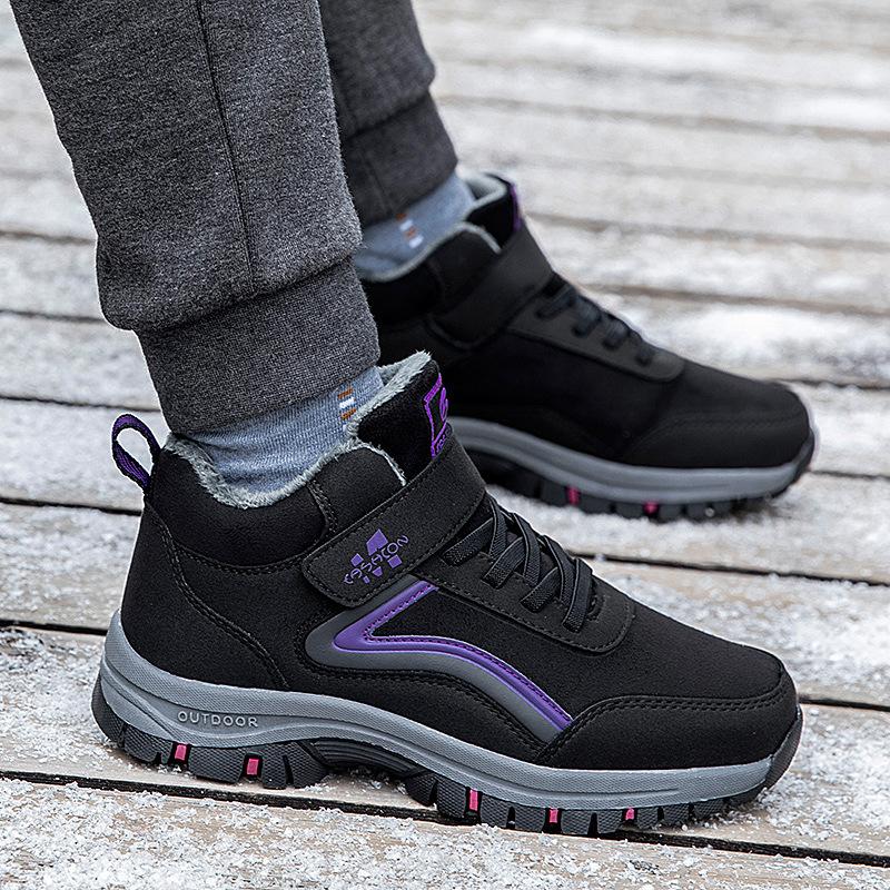 Brand cotton shoes winter velvet warm non-slip Chinese wool snow boots