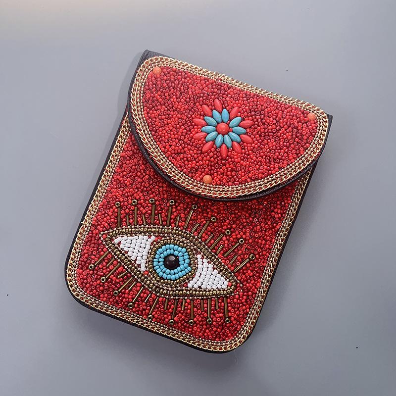 Boho Vintage Veske - Flerroms premium tekstur myk moteriktig allsidig håndlaget dusk risperler