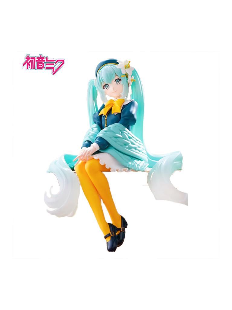 Hatsune Miku Flower Fairy Lily Noodle Stooper Anime Action Figure Toys 15cm PVC Model Collector Kid Birthday Gift