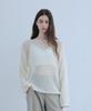 ODER Lace Boat Neck Pullover - Ivory