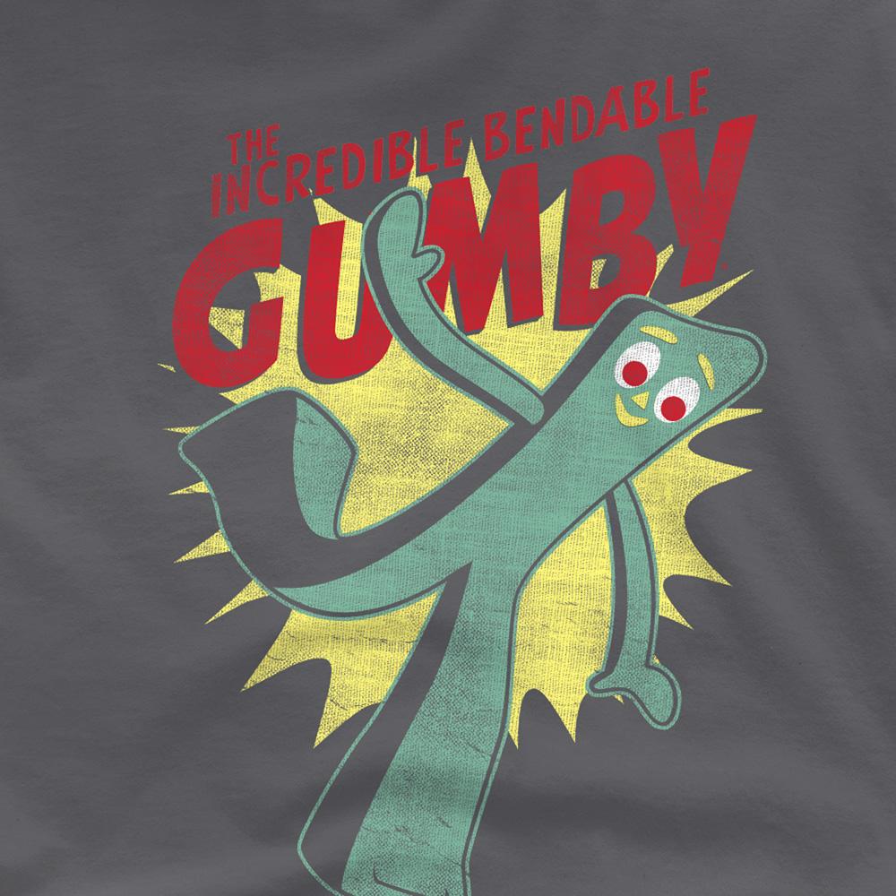Gumby Unisex Erwachsene Das Unglaubliche Biegsame T-Shirt