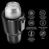 2-in-1 Car Heating and Cooling Cup With Display Screen 12V Button Control For Hot and Cold Functions Beverage Bottle Thermos Cup