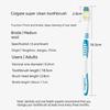 6-Pack Soft & Medium Bristle Toothbrushes | Colgate-Style Family & Travel Set | Unisex Ergonomic Handle