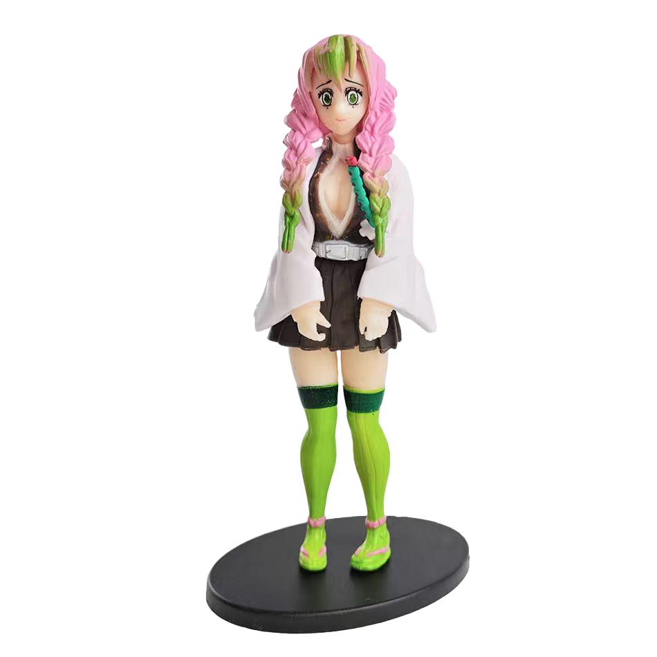 Figurină de Acțiune Anime Demon Slayer - Kamado Tanjirou cu Agatsuma Zenitsu și Nezuko Model PVC Jucării Kimetsu No Yaiba Războinici