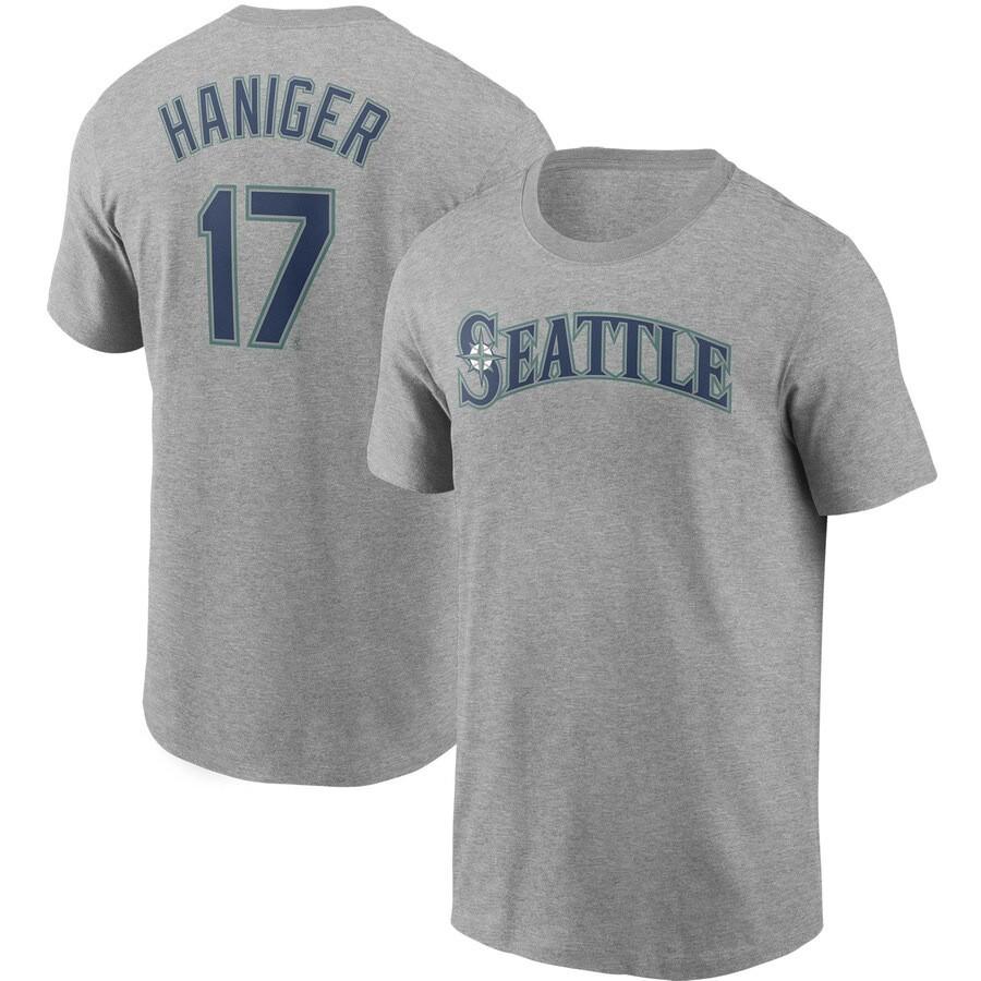 T-shirt American baseball large size quick-drying printed short sleeve men