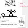 Save Water Laundry Posters Canvas Paintings Colorful Retro Inspired Quote Wall Art Prints Pictures for Bathroom Home Decoration