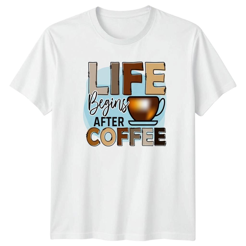 Life Begins After Coffee TShirt Caffeine Culture Coffee Birthday