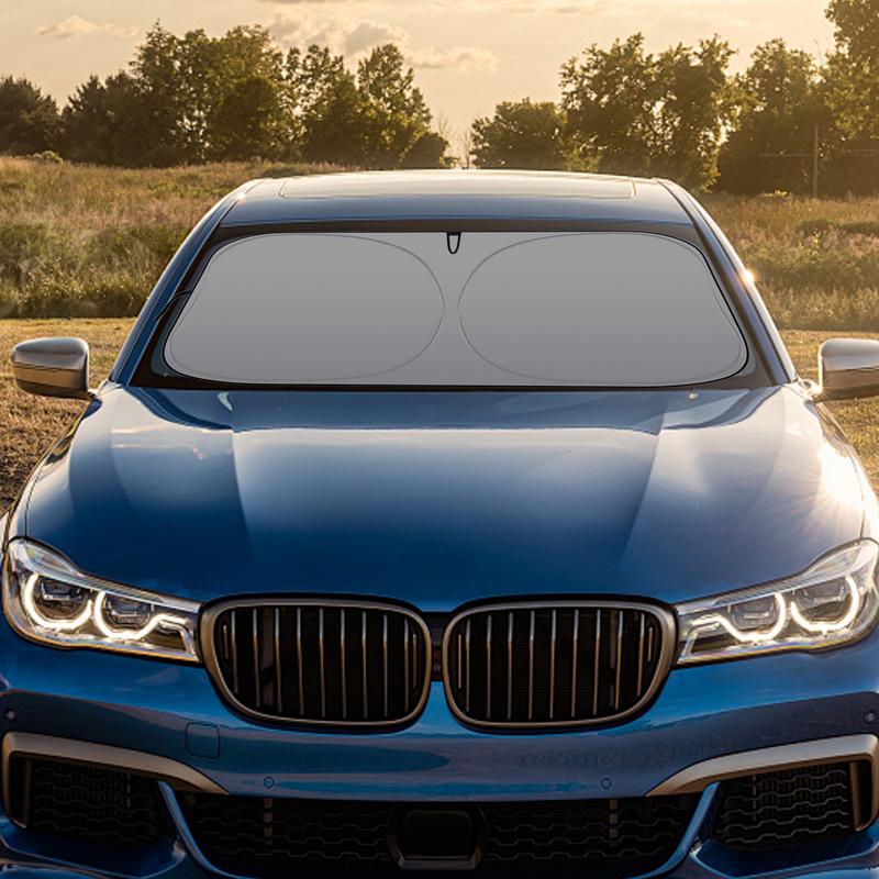 Windshield Sun Shade Foldable Reflective Windshield Cover Uv Protector For Outdoor Travel Parking Hybrid Electric Vehicle Road