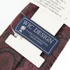 [WIC DESIGN  TUSSAH SILK Paisley Pattern Tie]