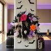 Halloween Skull Wreath: Hong Kong Love Door Ornament & Porch Decoration