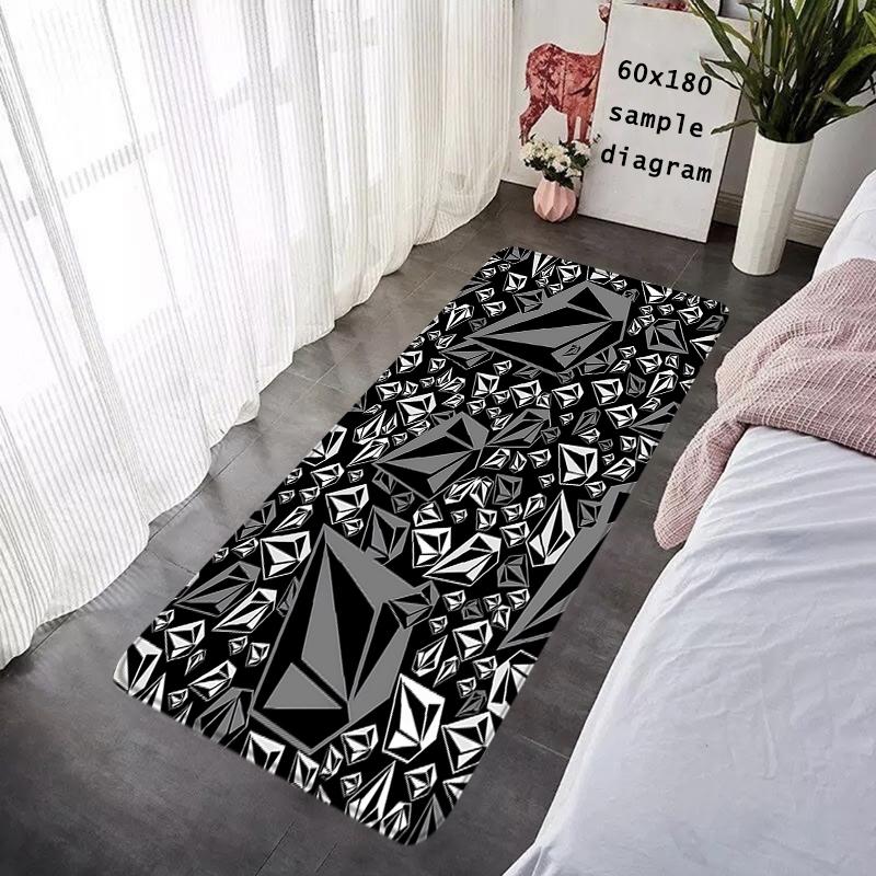 Floor Mat Non-slip Foot Rug for Entryway V-Volcom Hallway Carpet Kitchen Water Adsorbed Rugs Fluffy Bedside Mats Home Decoration