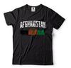 Afghanistan T-shirt Afghani National Flag Support Pride Tee Shirt