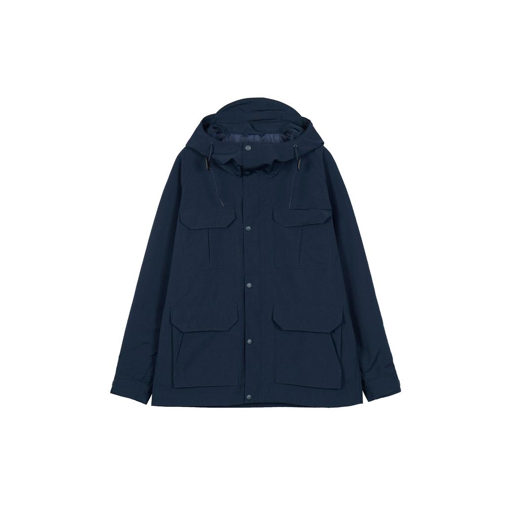UNIQLO Solid Color Zipper Pocket Design Jacket Unisex jackets Deep-Sea-Blue 459590-69