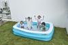 JILONG Giant Rectangle Pool, 228cm, Approximately 228 x 148 x 47cm (Inflated Size), JL-697866 BL
