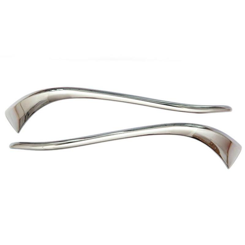 2PCS Chrome Car Exterior Side Door Rearview Side Door Mirror Stripe Cover Trim 2pcs For 2013-2017  TOYOTA RAV4 RAV 4