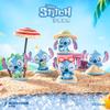 Disney Stitch Beach Party Mystery Blind Box Summer Edition Collectible Toy Figure Desk Decor For Kids Trendy Christmas Gift