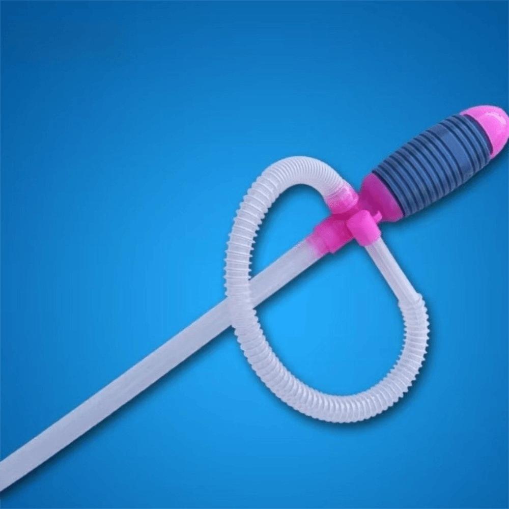 Portable Fuel Pump Manual Oil Suction Tube Fuel Siphon Pump Car Accessory Liquid Suction