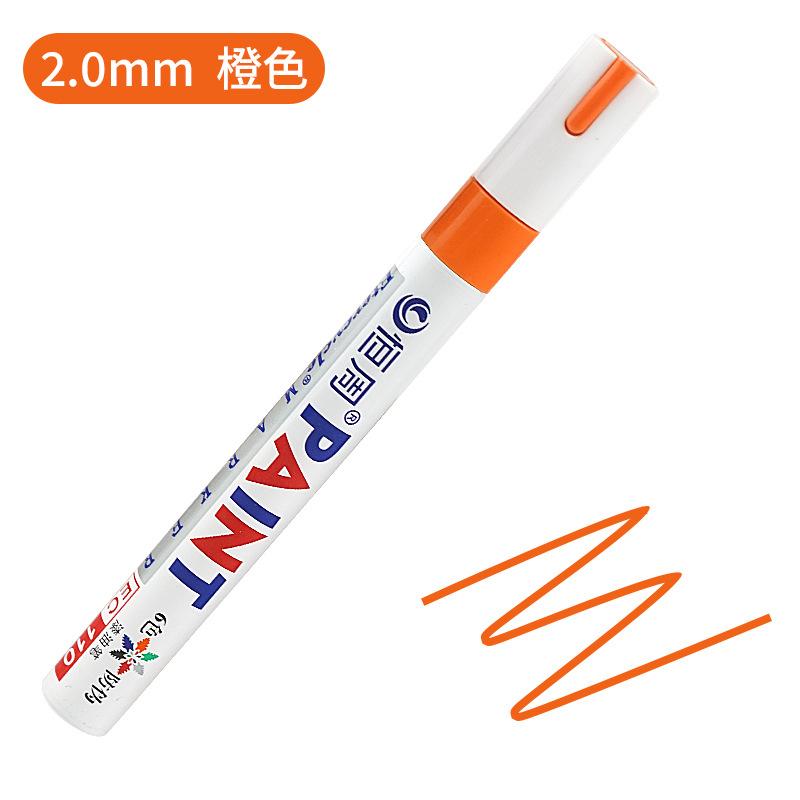 12Colors Waterproof Colorful Paint Marker Pens Permanent Paint Marker White Tire Tread Rubber Fabric Paint Metal