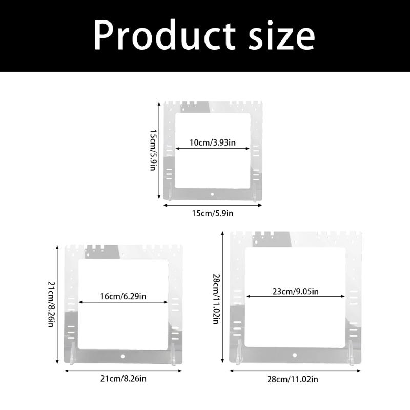 Sturdy Acrylic Jewelry Holder For Easy Movement In Any Setting Daily Use